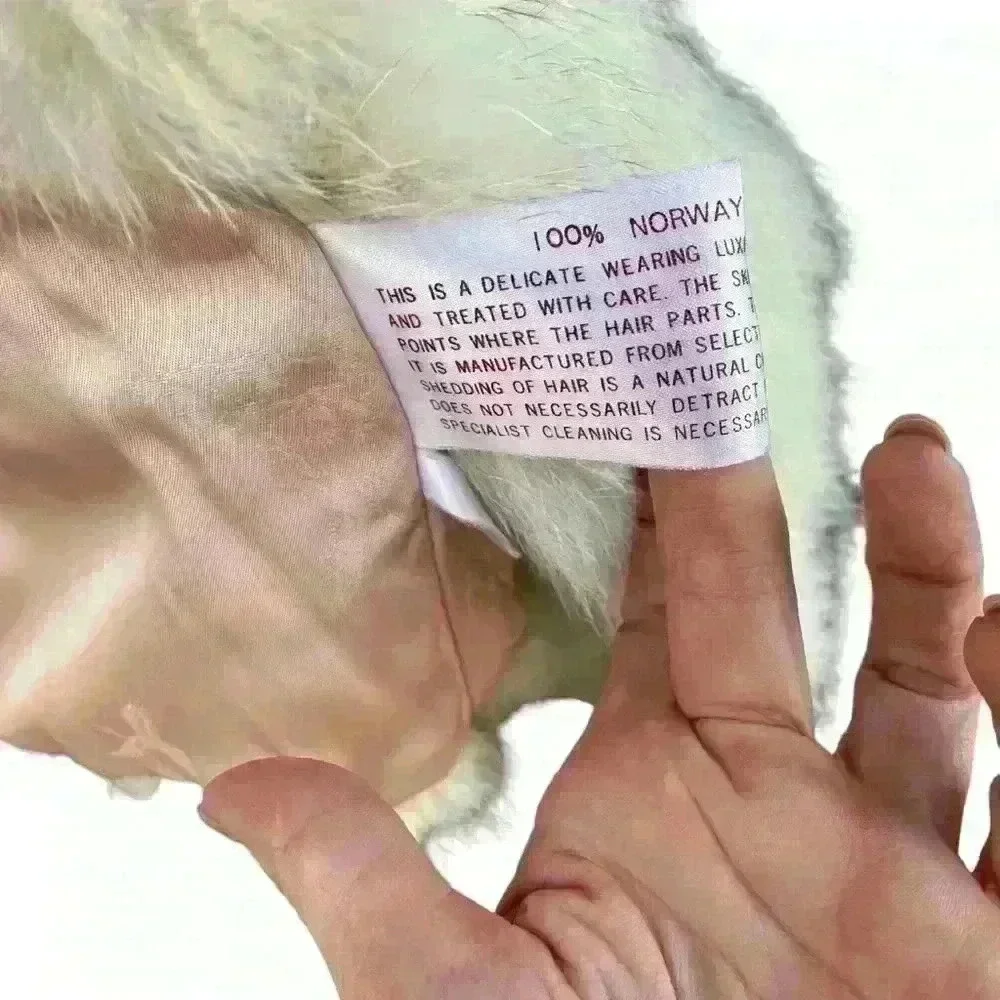 Elam Women’s Vintage Fur Coat 100% Norwegian Blue Fox Size M Luxury Winter Fall - Picture 5 of 13